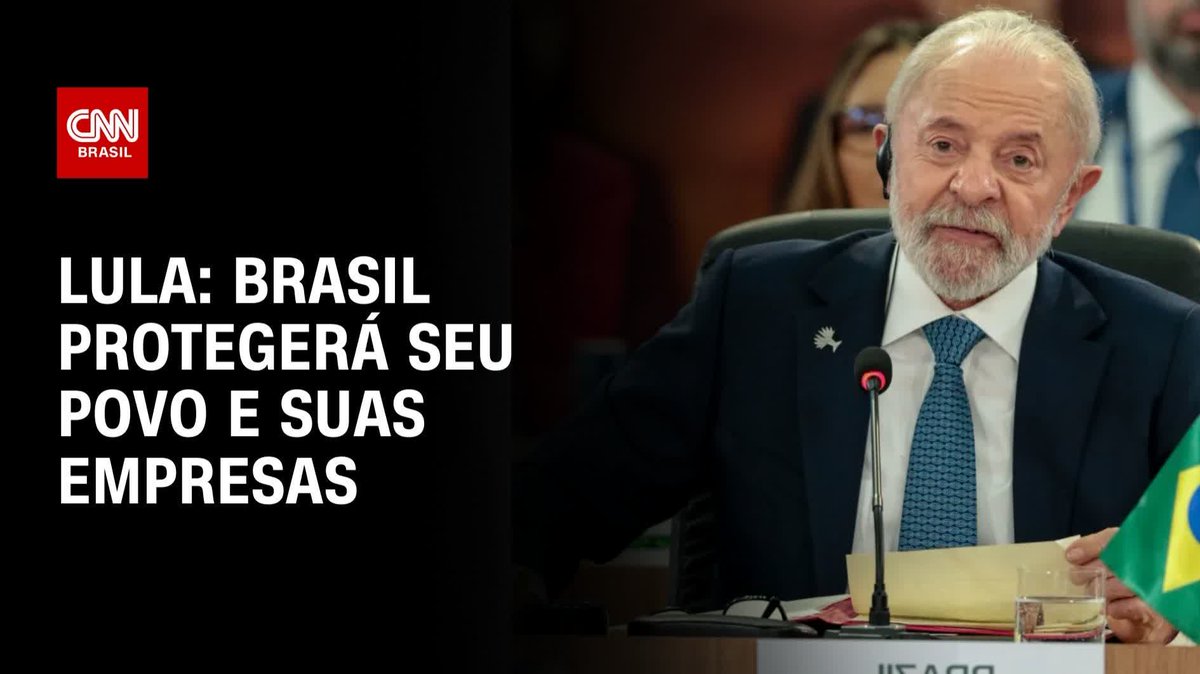 Lula: brasil protegerá seu povo e suas empresas; assista #CNNPrimeTime