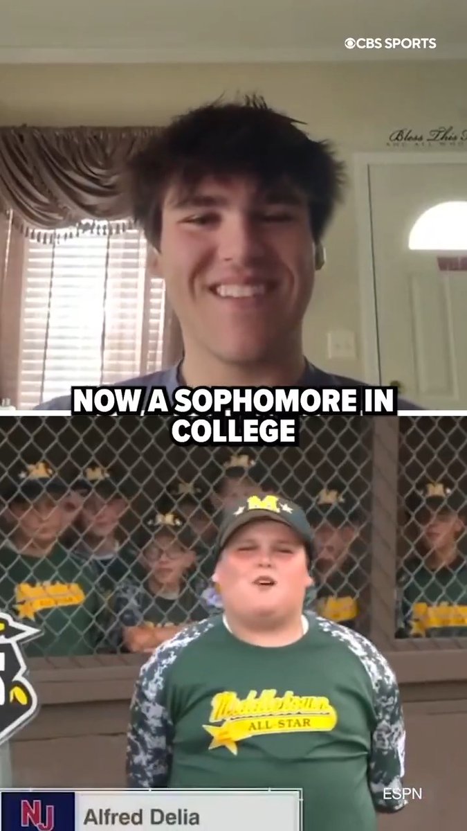 2018 Little League World Series legend Alfred Delia aka "Big Al" is now a sophomore in college. And, yes, he is still hitting dingers but he does have a new nickname.