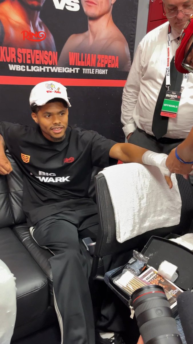 Shakur Stevenson is getting wrapped and ready 👀 Ring III is LIVE 🥊 📺 Buy the DAZN PPV now: