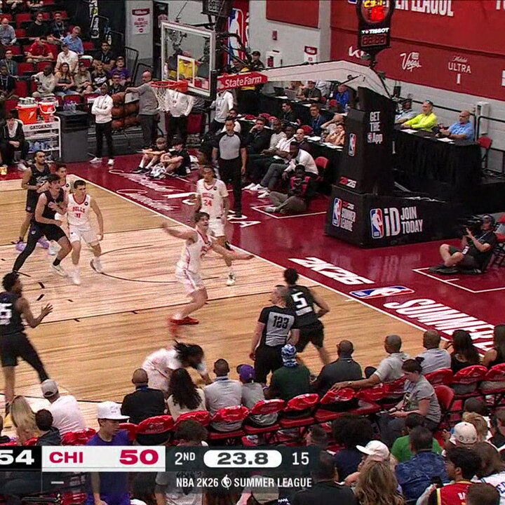 OH MY GOODNESS YUKI KAWAMURA 😱 A behind-the-back dime to Lachlan Olbrich for 2! #NBA2KSummerLeague on NBA TV
