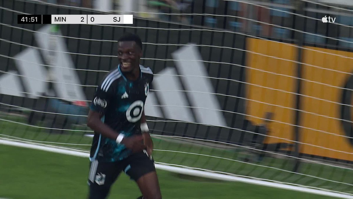 Tani Oluwaseyi sets up Kelvin Yeboah to double the Minnesota United FC lead!