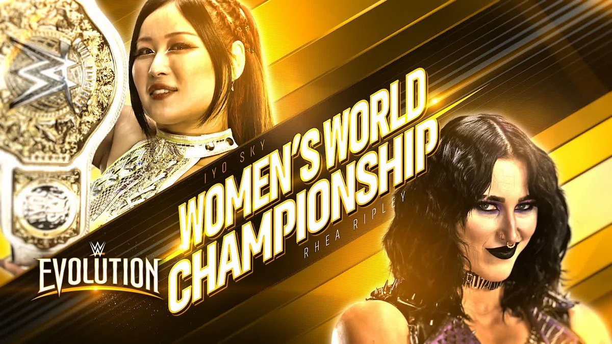 CAN'T. WAIT. Which match at WWE Evolution are you looking forward to the most? 🤔
