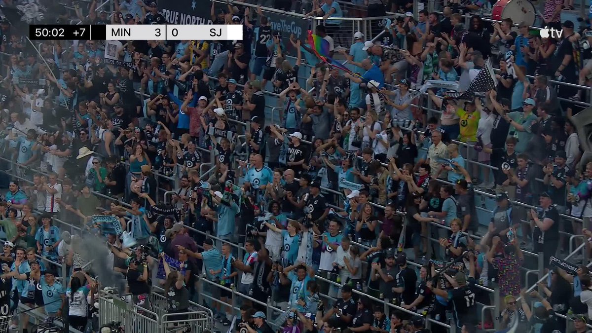 Markanich puts it away to give Minnesota United FC one more before the break!