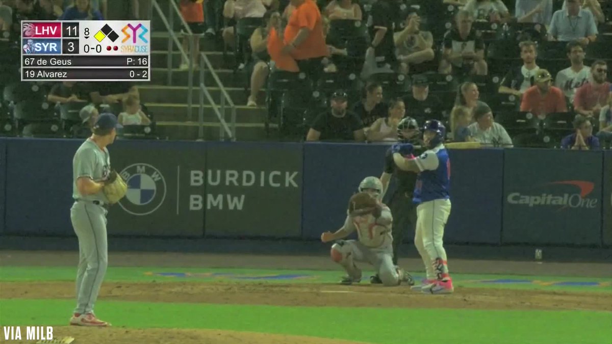 Francisco Alvarez hits his 6th home run for Triple-A Syracuse!