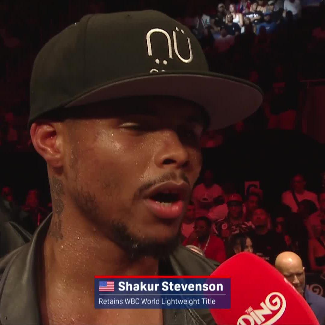 🗣 "I'm NOT no puppy... I got DAWG in me!" 🎙 Shakur Stevenson 🎟️ Buy RING III NOW - link in bio #BerlangaSheeraz x #StevensonZepeda | Live NOW on DAZN | Ring Magazine