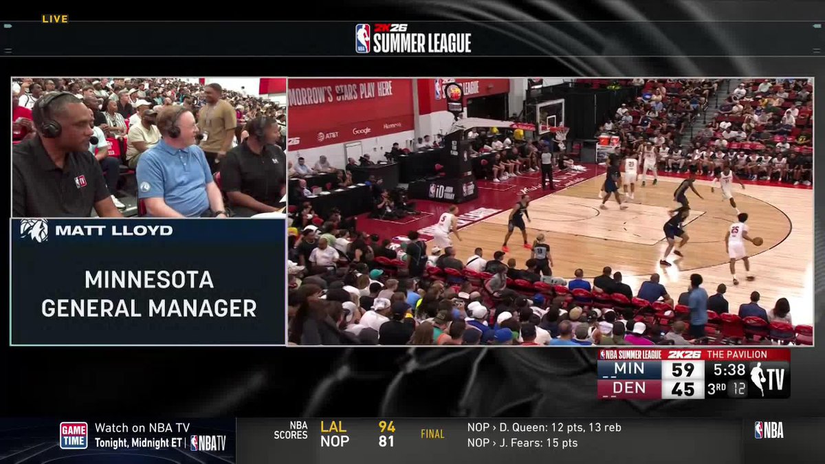 "[Joan Beringer] really gives us a developmental young player at every position, 1-5." Wolves GM Matt Lloyd tells Steve Smith that Minnesota were ecstatic to get Beringer at No. 17 🙌