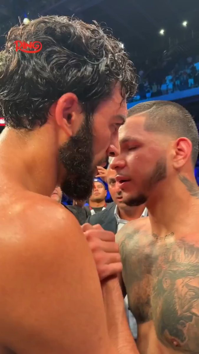 Hamzah Sheeraz and Edgar Berlanga show respect after their fight 🤝 Ring III on DAZN 🥊