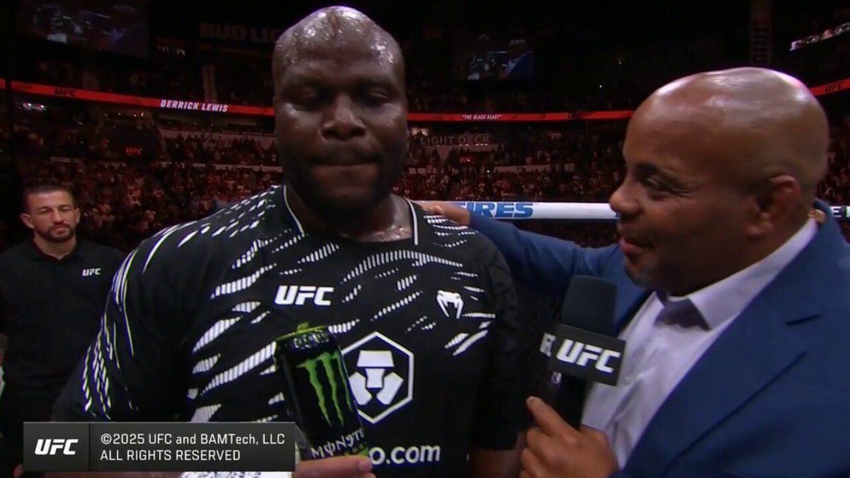 “I’ve been gone for 2 weeks…I want my wife next” Derrick Lewis is the people’s champ Spinnin Backfist