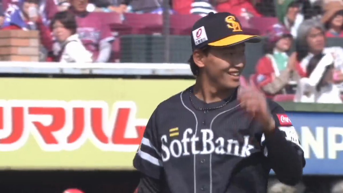福岡ソフトバンク 前田悠伍 投手がピンチを背負うもトリプルプレーで切り抜ける‼️ 👇ライブ配信はこちら