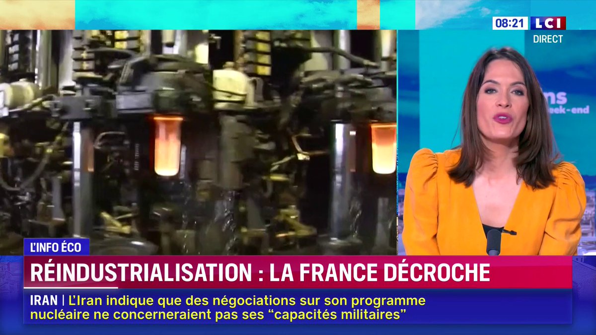 Réindustrialisation : la France décroche avec 23 fermetures d'usines au premier semestre 2025 ➡️ C'est l'info éco de Catherine André avec Anne-Chloé BOTTET ⬇️