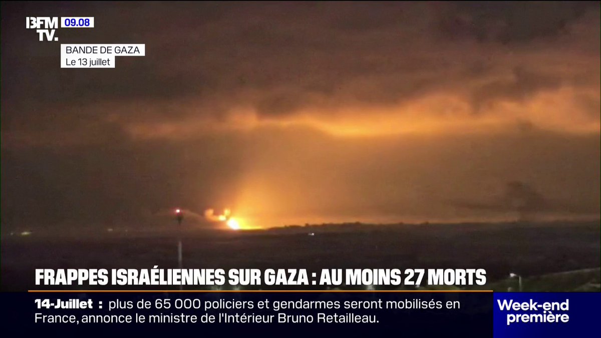Guerre à Gaza: des frappes israéliennes font au moins 27 morts, dont des enfants