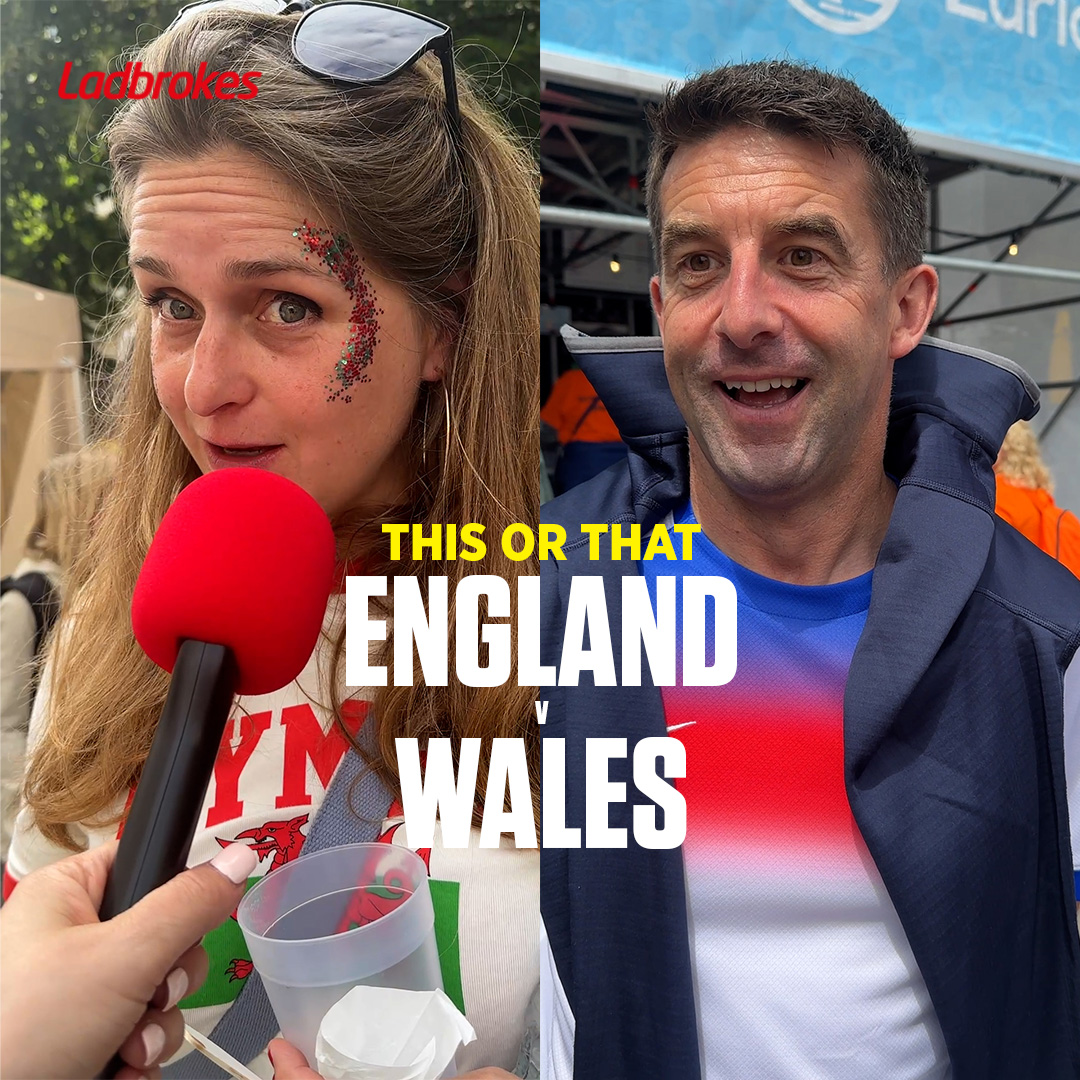 It's matchday, it's England vs Wales! ๐ด๓ ง๓ ข๓ ฅ๓ ฎ๓ ง๓ ฟ๐ด๓ ง๓ ข๓ ท๓ ฌ๓ ณ๓ ฟ ๐ค Polly James hit the fanzone at the Women's Euros to settle once and for all... England OR Walesโ๐ค
