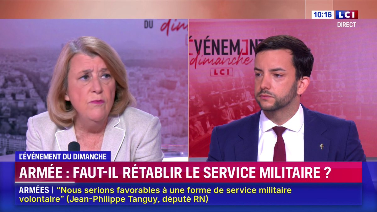 "Les menaces qui frappent aujourd'hui la France c'est avant tout les menaces d'un attentat islamiste et M. Macron en projetant les feux uniquement sur la menace russe minore de manière très dangereuse les menaces qui ont frappé, veulent frapper et frapperont", Jean-Philippe Tanguy Ⓜ️