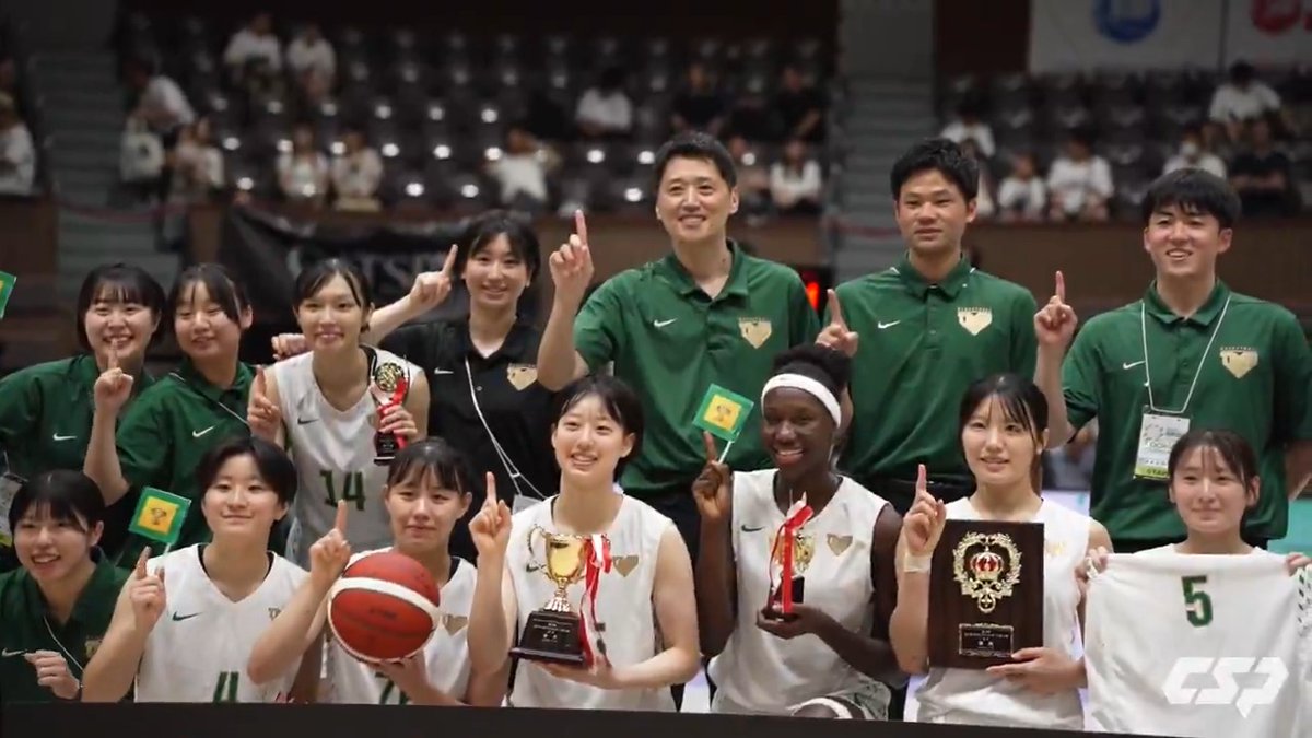 圧倒的な強さで初優勝👏👏 恩塚HC率いる東京医療保健大学が立教大学を下し頂点に！ 東京医療保健大学女子バスケ部 #新人インカレ #大学バスケ