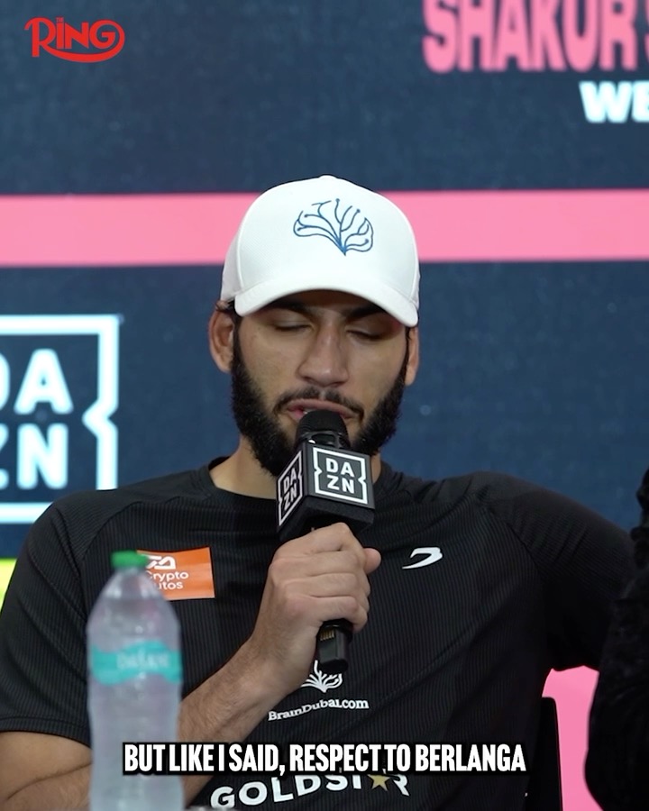 Hamzah Sheeraz said that mentality played a major role in his win over Edgar Berlanga last night.