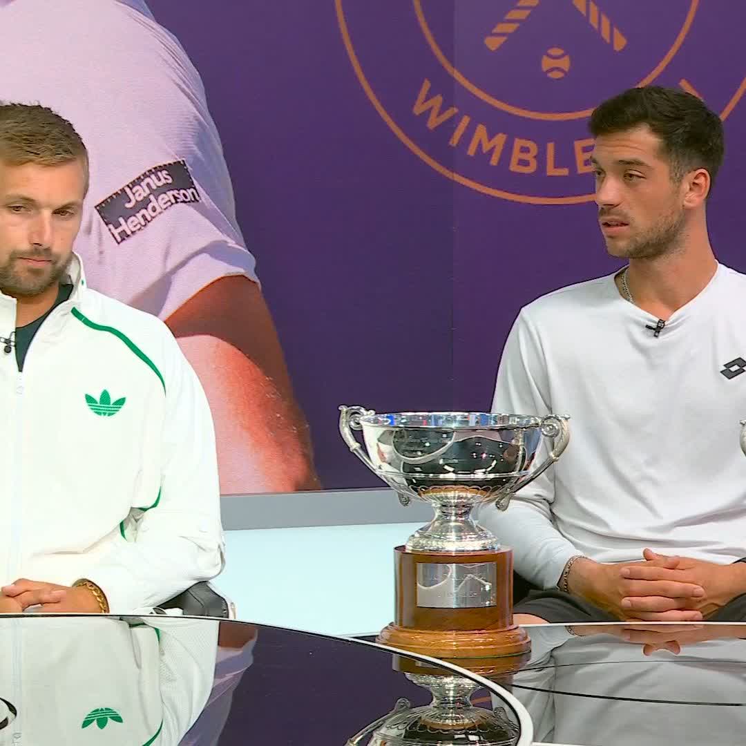 "It was absolutely incredible, a dream come true" 🤩 Julian Cash and Lloyd Glasspool reflect on winning the 2025 men's doubles Wimbledon title 🏆