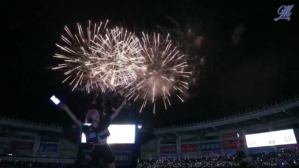 光×音楽×花火で創り出す演出「BSW SPARKLE VIBES -Special Edition-」！皆さんのスマホライトやBSWペンライトで球場を輝かせる特別バージョンでお届けします！ #chibalotte #BSW