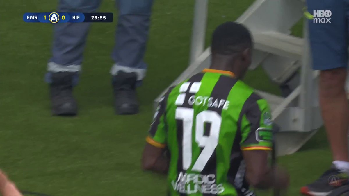Ibrahim Diabate! GAIS tar ledningen mot Hammarby 📲 Se matchen på Kanal 5 och HBO Max