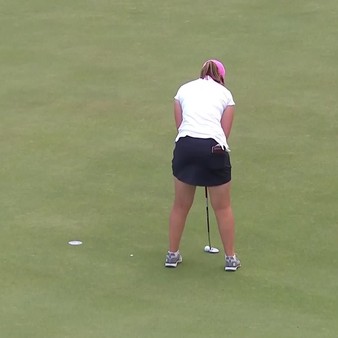 🚨👀⛳️ #NEW — 21-year old Amateur Lottie Woad fires a final round -7, 64 at The Evian to take the clubhouse lead and has earned her LPGA Tour card through the amateur pathway. With a win she’d forfeit $1.2M and become first major amateur winner since 1967.