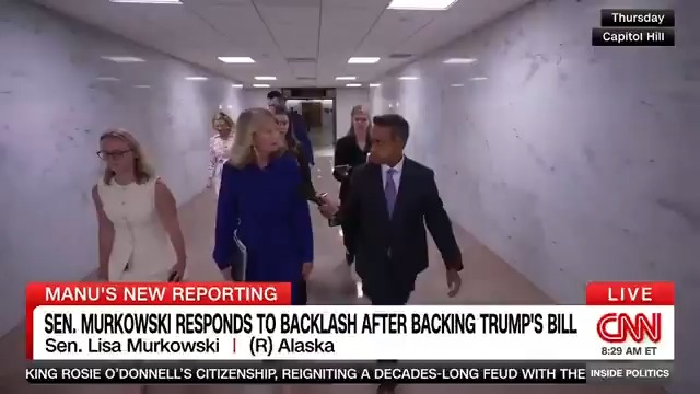Exclusive: "It was not naive to suggest that it could have happened." Sen. Lisa Murkowski tells Manu Raju she doesn't regret voting for Trump's agenda despite the House not making any more changes before sending the bill to Trump's desk. #InsidePolitics