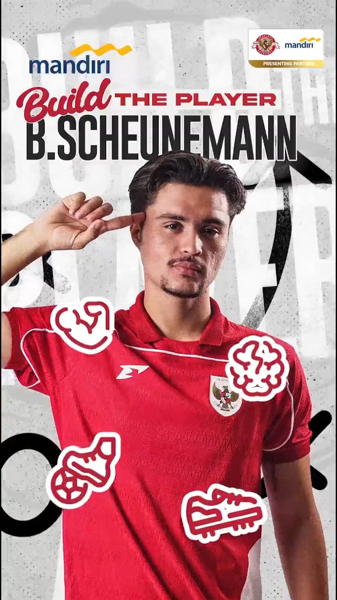 📋 Brandon Schuenemann’s favourite football player 👀 𝐁𝐮𝐢𝐥𝐝 𝐓𝐡𝐞 𝐏𝐥𝐚𝐲𝐞𝐫 powered by Bank Mandiri 👋 ‣ #KitaGaruda