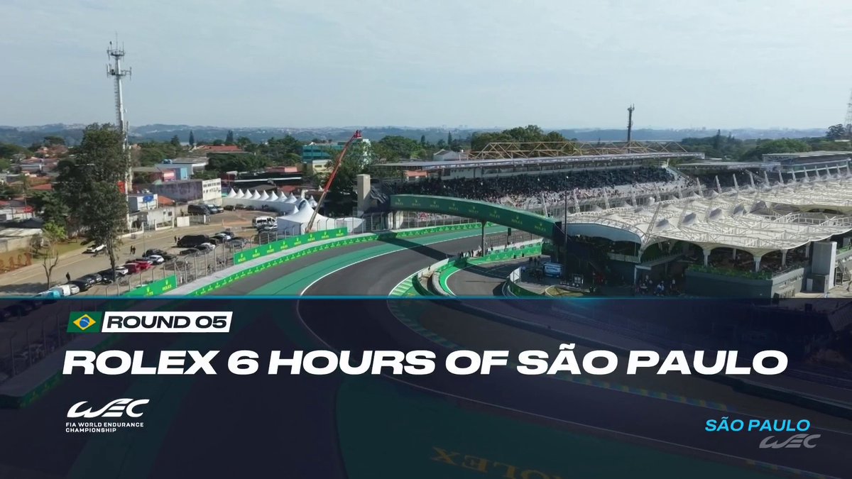 We are LIVE! Watch the Rolex 6 Hours of São Paulo on 🇧🇷 #WEC #6HSaoPaulo