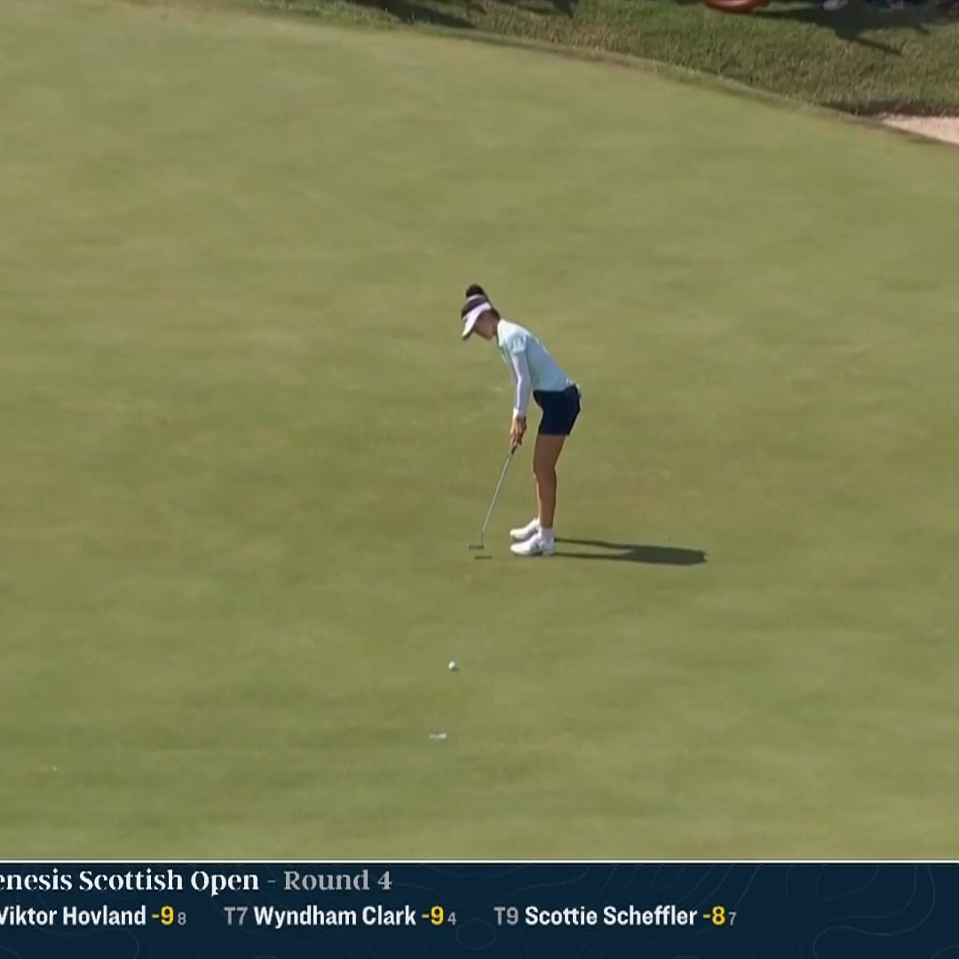 EAGLE-BIRDIE-EAGLE. 🤯🏆 Unbelievable run by Grace Kim to win her first major championship.