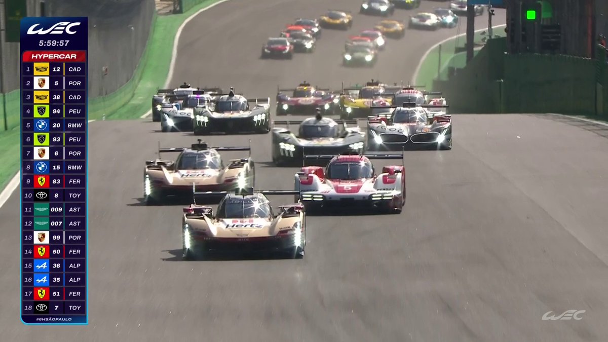 LET'S. GO. RACING!! 6 Hours of Hypercar and LMGT3 endurance racing at Interlagos begins now! Watch the Rolex 6 Hours of São Paulo live on 🇧🇷 #WEC #6HSaoPaulo