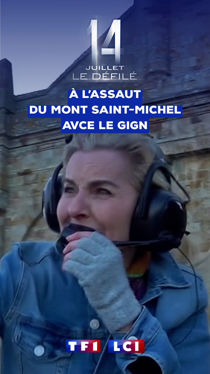 🇫🇷 #14JuilletLeDéfilé sur TF1 📌 "À l'assaut du Mont-Saint-Michel" : notre grand reporter Liseron Boudoul va participer ce lundi 14 juillet 2025 à un exercice d'assaut du GIGN, l'unité d'élite de la Gendarmerie nationale ⬇️ (Petit) avant-goût cc @guelaud