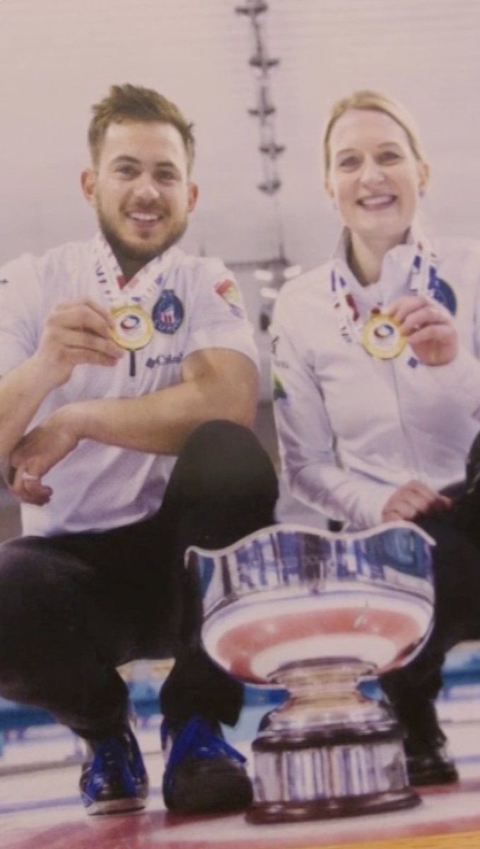 Three years ago, longtime friends Cory Thiesse and Korey Dropkin became Mixed Doubles Curling partners. The rest is history. @USACurl | Team USA