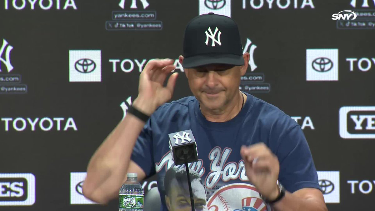 Aaron Boone summarizes the Yankees' first half of the season: "Incomplete. There's been a lot of good, there's been two weeks where we really struggled."
