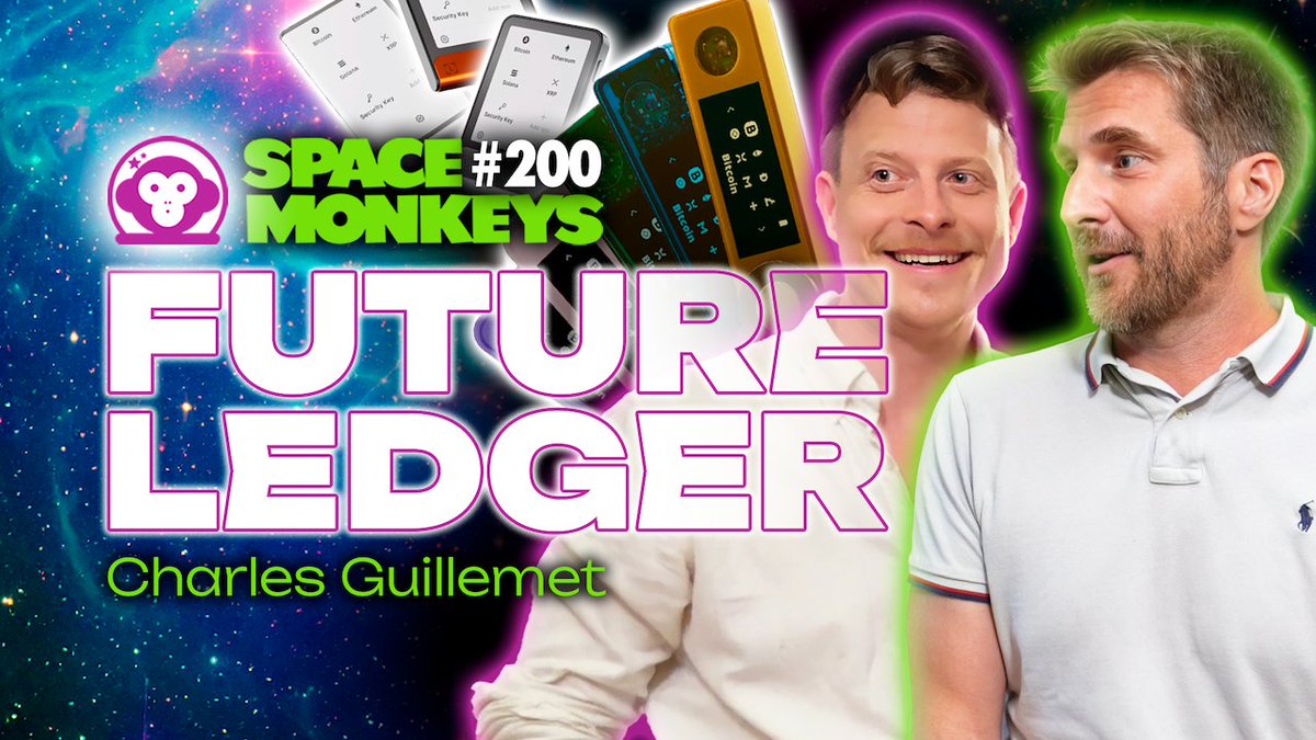 S P A C E M O N K E Y S ˄͎ Podcast Ledger CTO's Hacking Journey → Securing 20% of Crypto ⚠️ feat. Charles Guillemet w/ Jay Chrawnna Show Notes: Join us for an exclusive interview with Ledger CTO Charles Guillemet, who shares his incredible journey from hacking his ISP at 13 to leading security for a company that protects over 20% of the crypto market cap. Discover how the Ledger Donjon team breaks wallets to strengthen them, the truth behind supply chain security fears, and innovations like clear signing and transaction checks that saved $18M from scams in just one month. Charles dives into quantum computing myths, post-quantum cryptography, and Ledger’s plans for quantum-ready devices and mobile security integration. Learn why Ledger’s secure touchscreens and open-source frameworks are setting new standards for self-custody in crypto. Jump in ↯ 0:00 Hacking (Thinking Different) 4:00 The Human Vulnerability 5:36 Bitcoin 2011 8:07 Donjon - Security Battle Vault 16:06 Chief Technology Officer 17:25 New Products (Stax & Flex) 22:38 Clear Signing 26:02 Secure Ink Touchscreen 30:49 Feel Your Crypto 33:14 Ledger FUD 38:40 Quantum Crypto 44:26 Future Ledger Stay secure - follow The Kus! ↖️❤️