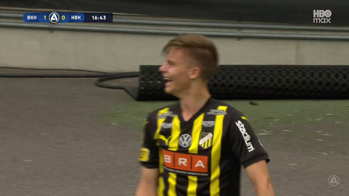 Adrian Svanbäck med ledningsmålet för BK Häcken mot Halmstads BK! 📲 Se Allsvenskan på HBO Max