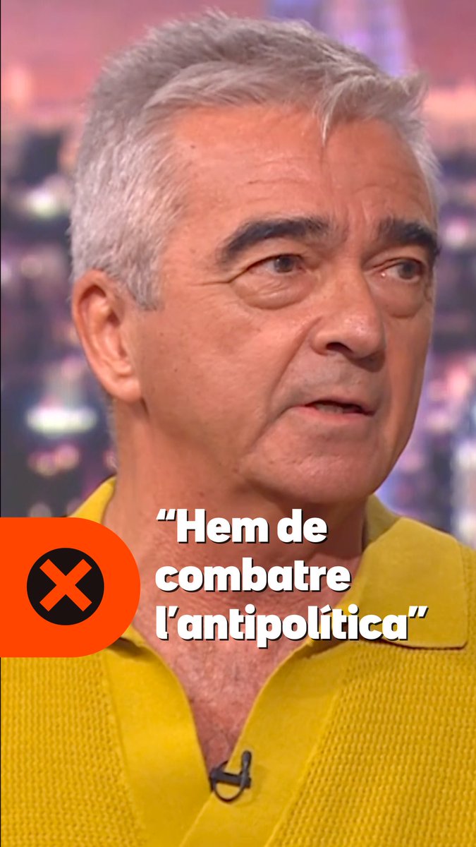 👉 Carles Francino: “No ens podem deixar enganyar pel discurs tòxic de l'antipolítica” 📢 El periodista s'oposa al menyspreu cap a la política i defensa fermament l’estat del benestar. #Col·lapse3Cat