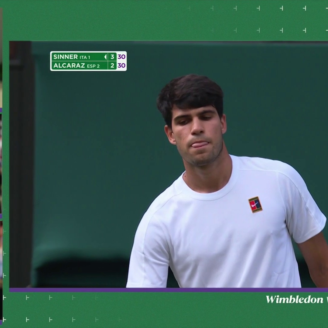 Nick Kyrgios is out here completing side quests 😅 Dan and CoCo did not know how to react to that one! 📺 Watch-along the men’s singles finals at Wimbledon, live on TNT Sports and discovery+