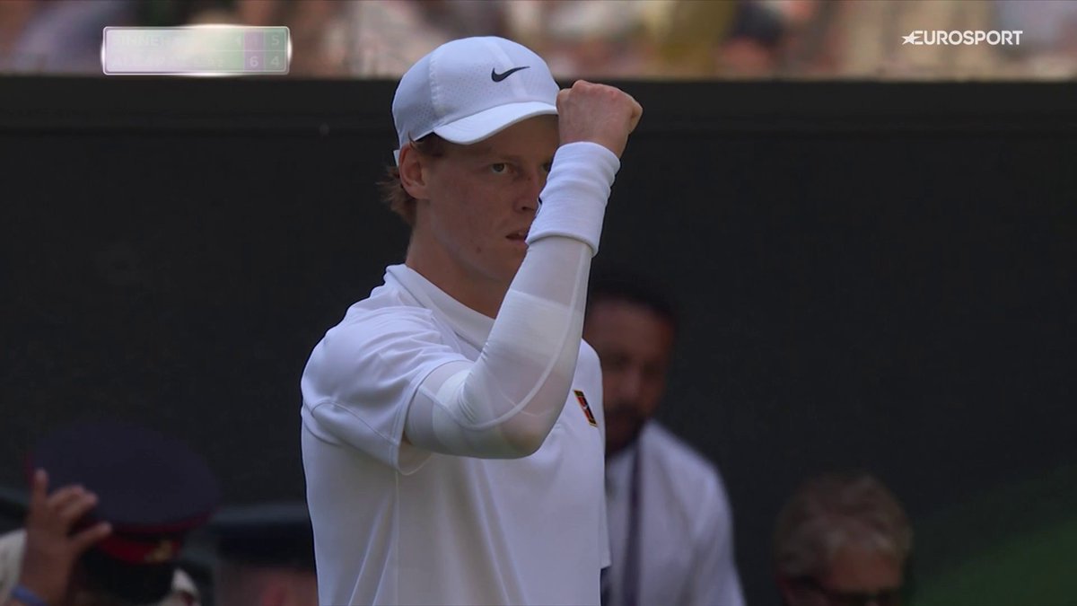 🎙 "En sanslös nivå" Jannik Sinner tar hem andra set med 6-4! 🇮🇹 📲 Se Wimbledon-finalen på Max och Kanal 5