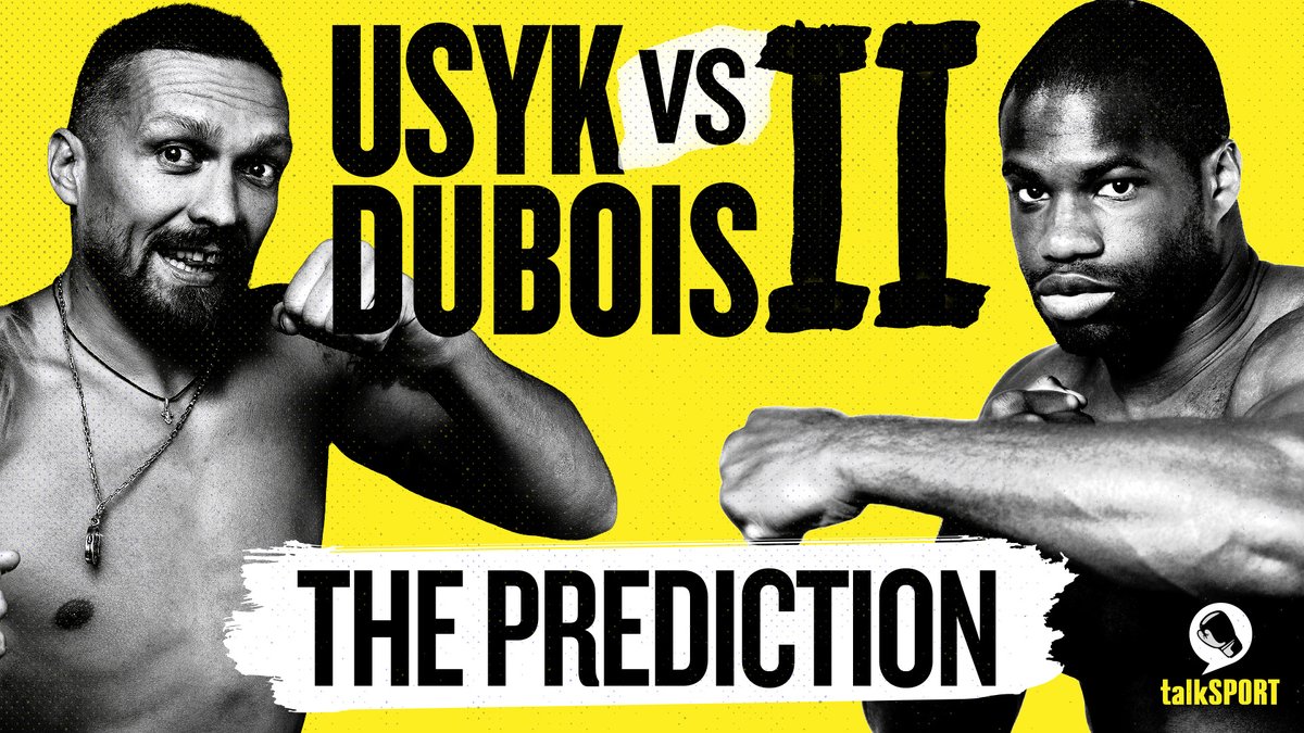 ⏰ "Daniel Dubois' time!" 💷 "Safe money's on Usyk!" Don't miss our special preview show Usyk vs Dubois 2: The Prediction, out now 🔥 Watch in full here: