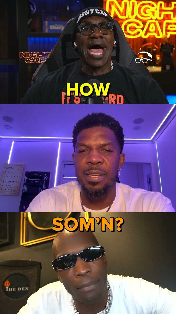 Things we’ve all missed over the last few weeks: Chad Johnson and his magnanimous levels of self confidence 🤣🤣🤣 Nightcap is back TONIGHT 🙌🏾 shannon sharpe isojoe Shay Shay Media