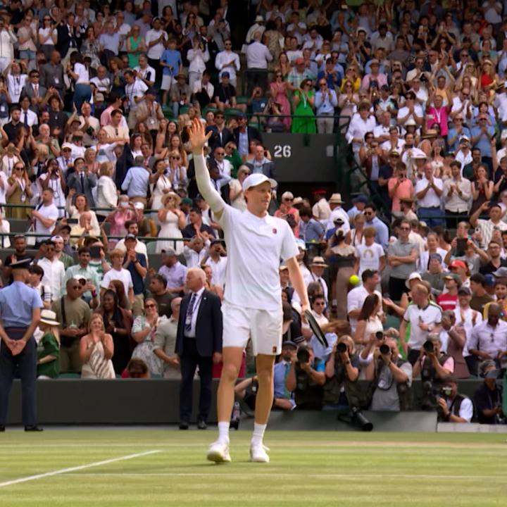 Masterful, Jannik Sinner. A spectacular 1st Wimbledon victory, marking a 4th Grand Slam® title. This crown is yours. #RolexFamily #Reachforthecrown