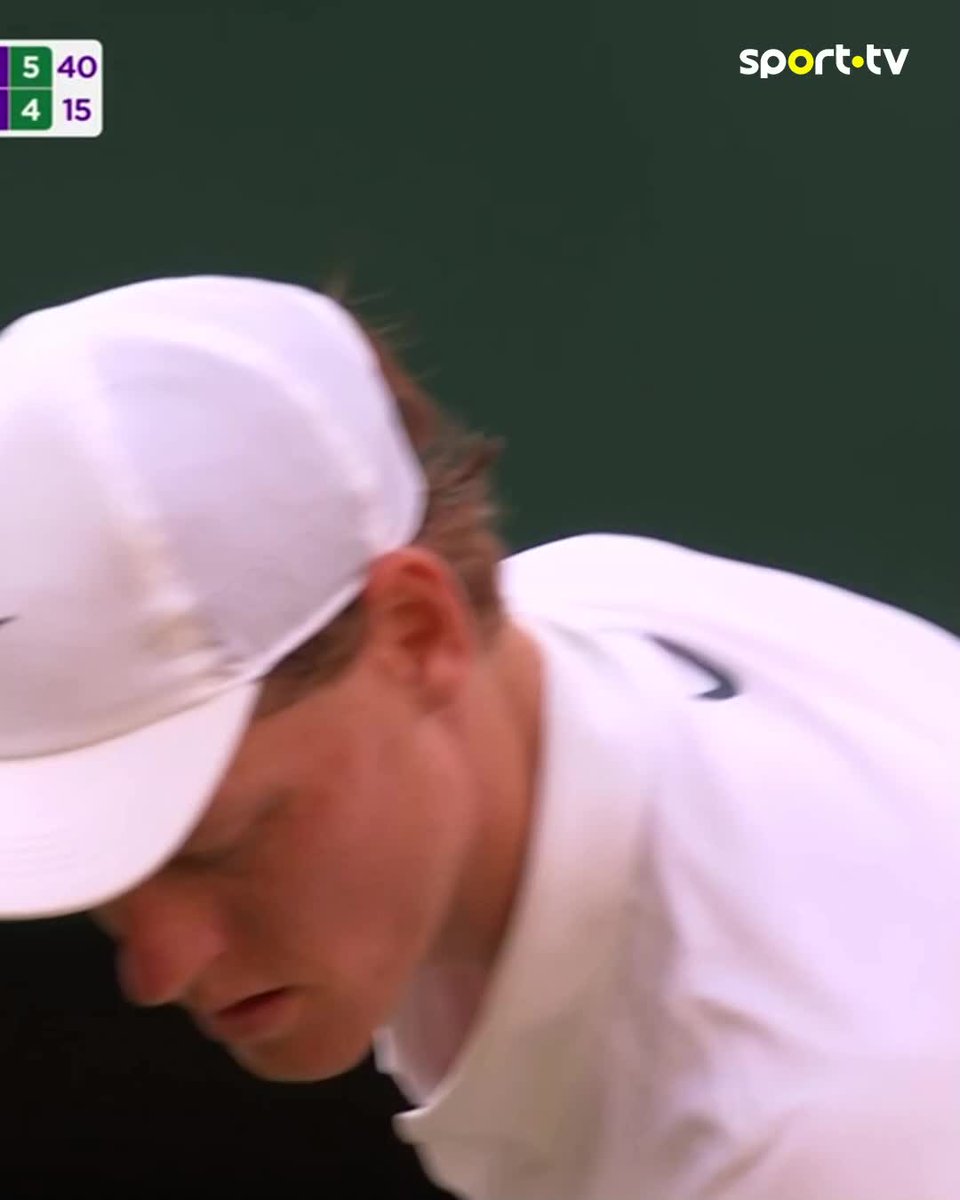 Jannik Sinner derrota Carlos Alcaraz por 3-1 e vence o torneio de Wimbledon ❤️ #sporttvportugal #TENISnaSPORTTV #Wimbledon #CarlosAlcaraz #JannikSinner