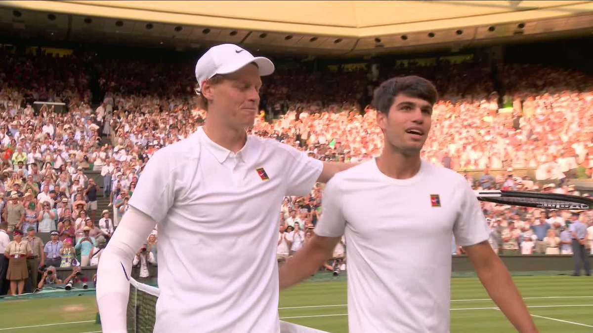 THE MOMENT JANNIK SINNER WON AT WIMBLEDON 😱 ABSOLUTE SCENES‼️