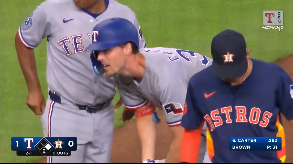 Save a run in the field ✔️ Drive in a run at the plate ✔️ #AllForTX