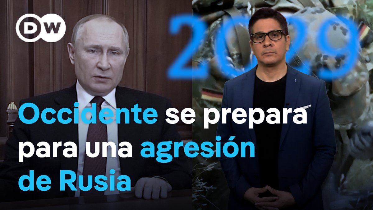 Por qué Alemania ve 2029 como el año de un posible ataque ruso contra la OTAN La guerra de Rusia contra Ucrania ha cambiado la realidad de los europeos. Los servicios de seguridad de varios países piden que estos estén preparados para defenderse en el futuro, entre ellos con la hipótesis de un ataque ruso en 2029, el año en que, según algunos cálculos, Rusia podría estar en condiciones de atacar territorio de la OTAN tras recuperarse del desgaste sufrido en Ucrania. En #DWAnaliza vemos cómo la invasión rusa de Ucrania está cambiando la mentalidad de los europeos y de la pacífica Alemania de las últimas décadas. /ir
