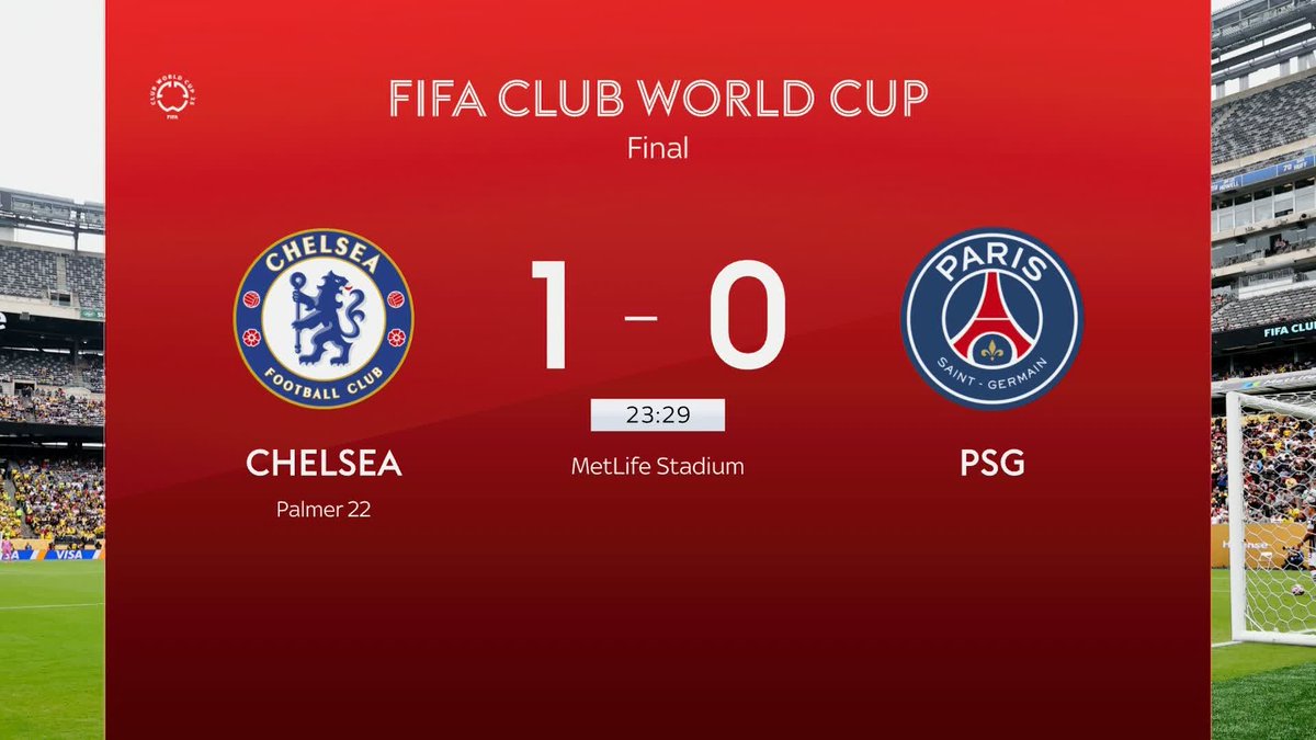 Cole Palmer has given Chelsea the lead against PSG in the Club World Cup final! 🥶