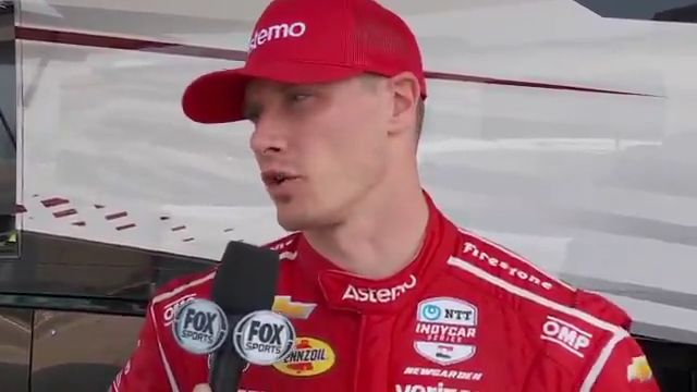 Another disappointing day at Iowa Speedway for Josef Newgarden. He talks with Jack Harvey.