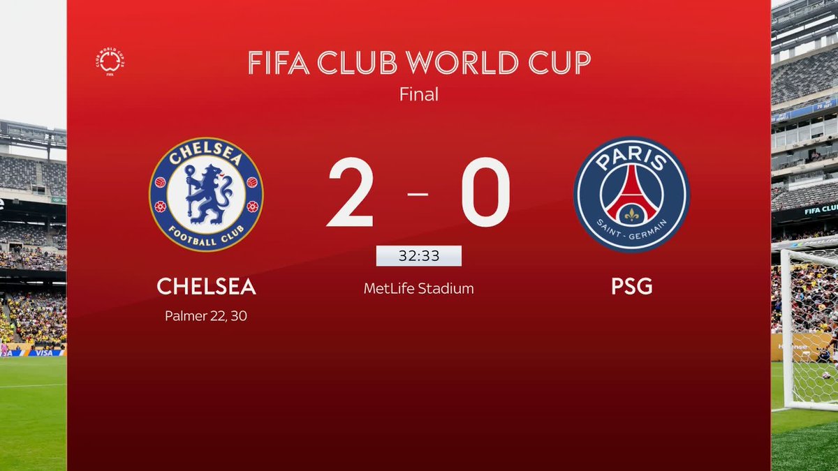 Cole Palmer has scored AGAIN in the Club World Cup final! 😲