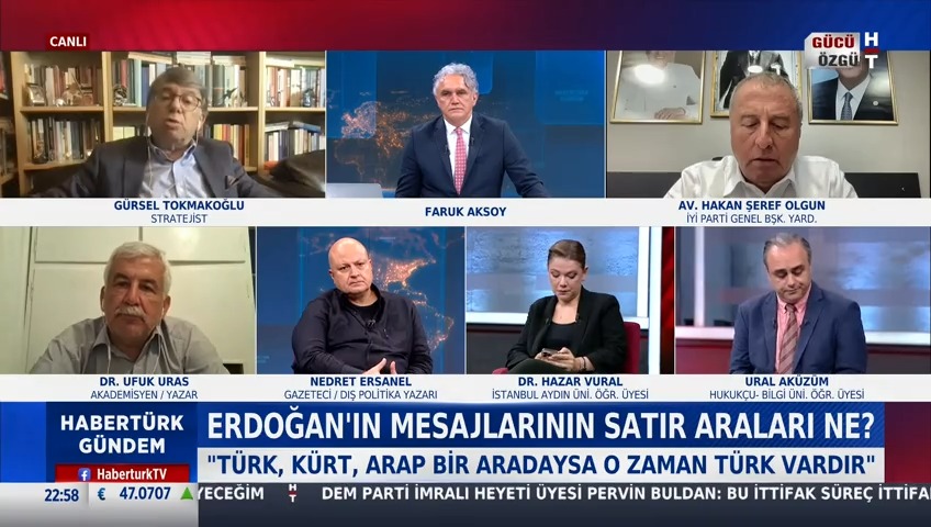 Cumhurbaşkanı Erdoğan'dan Türk, Kürt, Arap ittifakı vurgusu Türk, Kürt, Arap eğer bir aradaysa, birse, beraberse işte o zaman Türk vardır, Kürt vardır, Arap vardır. Stratejist Gursel Tokmakoglu #HabertürkGündem'de değerlendirdi.