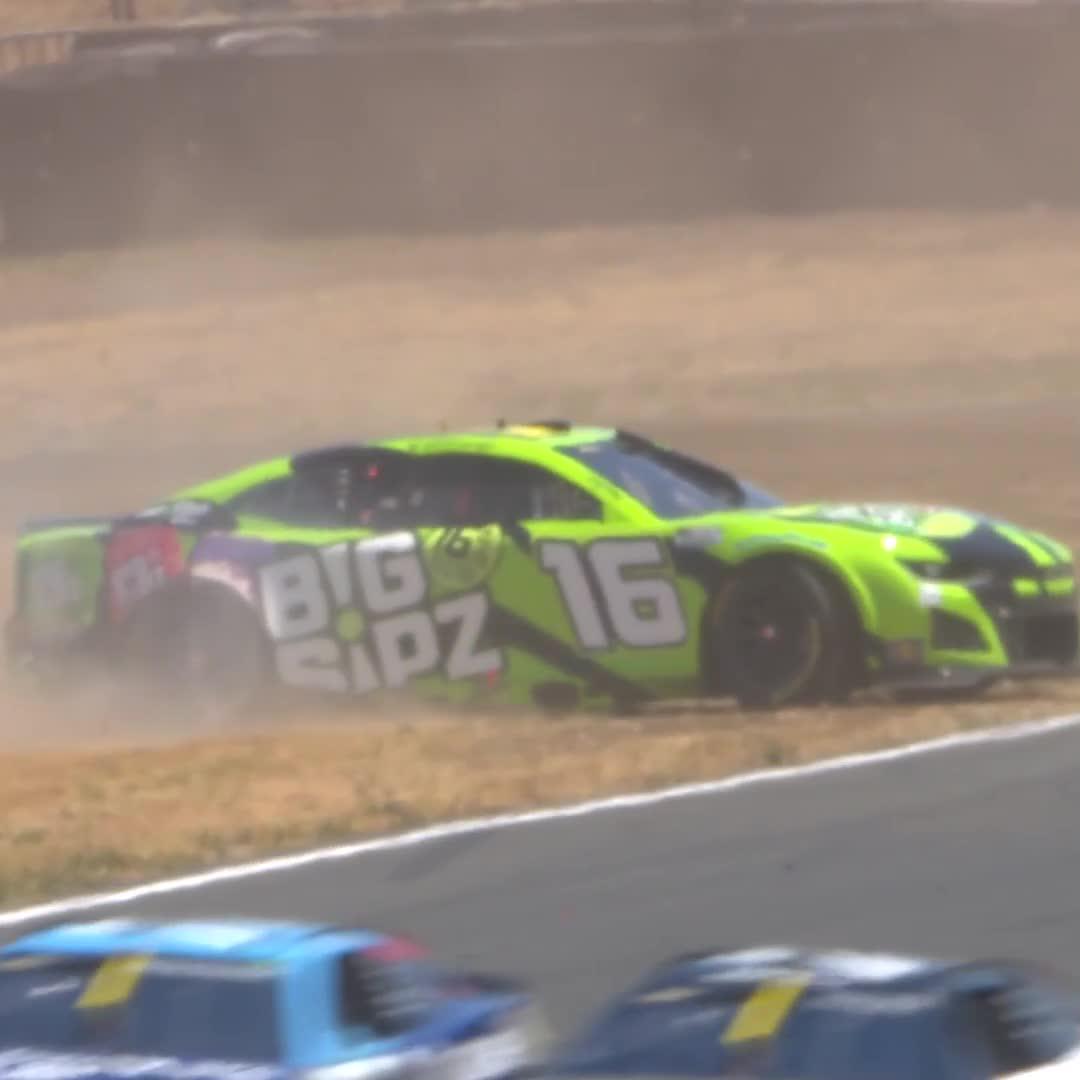 That's not where you want to be if you're AJ Allmendinger! 😬