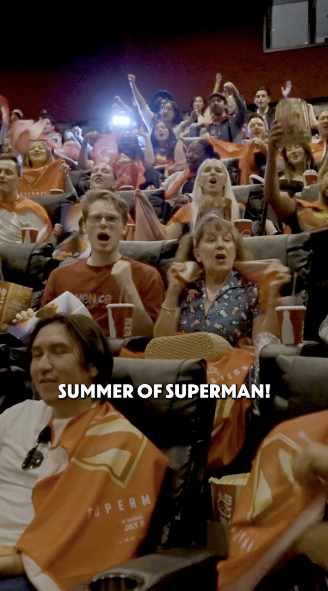 It wouldn’t be the summer of #Superman without you all. 💙❤️ NOW PLAYING only in theaters. Get tickets today: