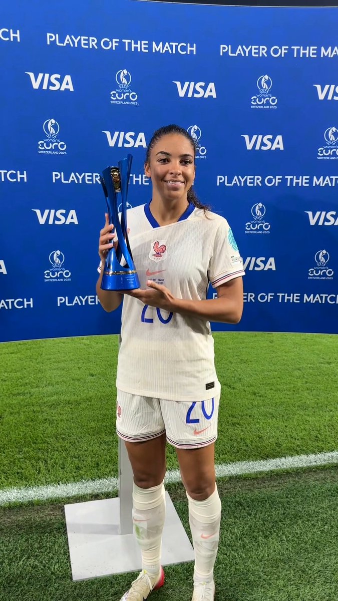 🇫🇷 𝓜𝓥𝓟Delphine Cascarino🔮👏 #WEURO2025 | #NEDFRA | Equipe de France Féminine